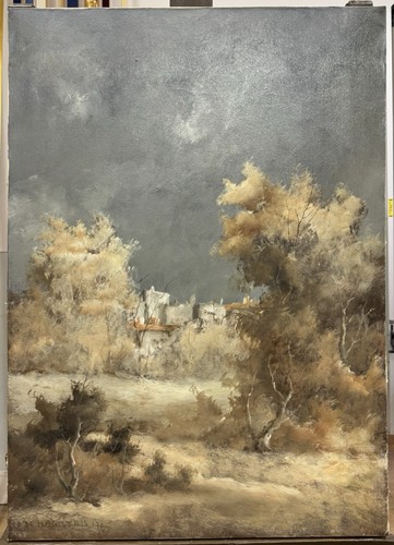 Quadro olio tela di - olio, su