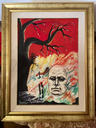 Quadro romano mussolini - romano,