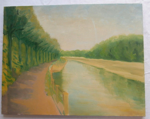 Dipinto lungotevere roma - dipinto,