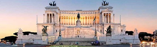 Quadro roma veduta altare - roma,