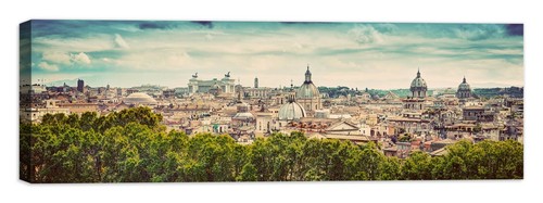 Panorama roma quadro stampa - panorama,