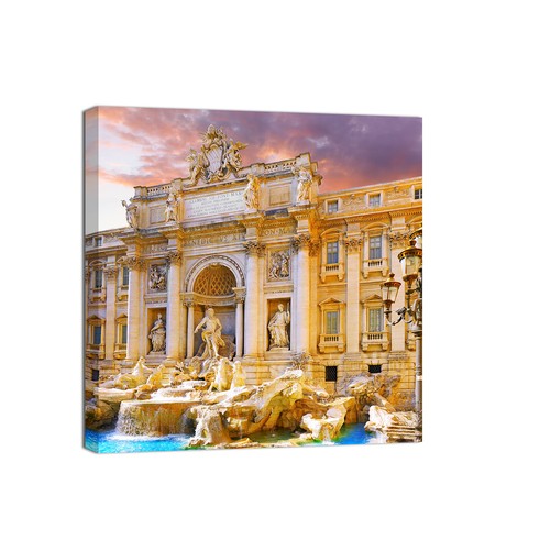 Quadri moderni quadrati città - quadri,